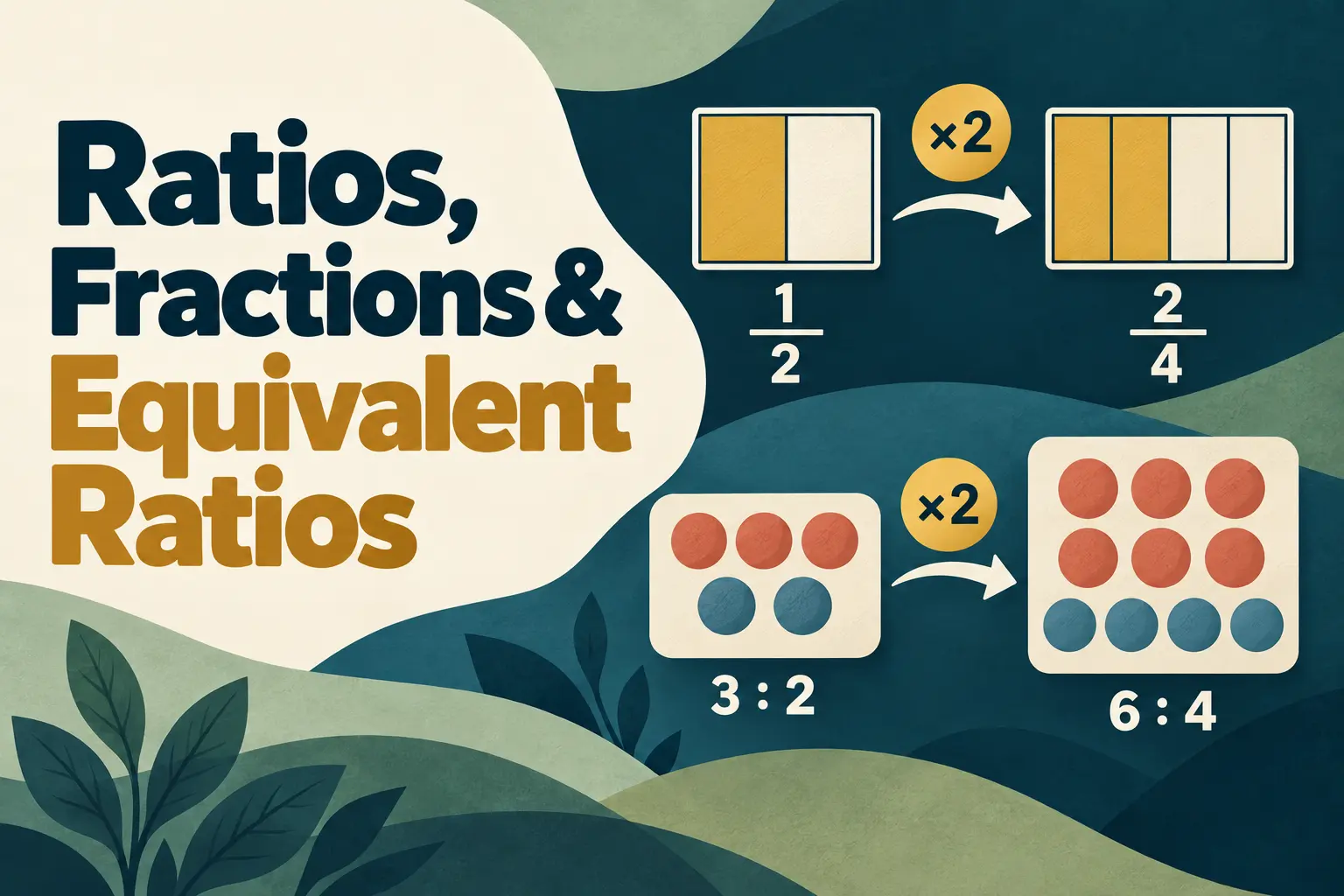 Ratios, Fractions & Equivalent Ratios